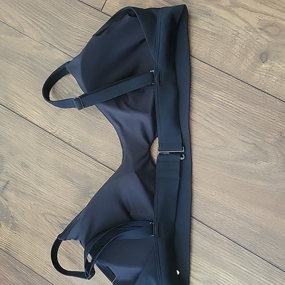 Old Navy Black Women's Keyhole Bralette Swim Top, Size Xl - Picture 3 of 6